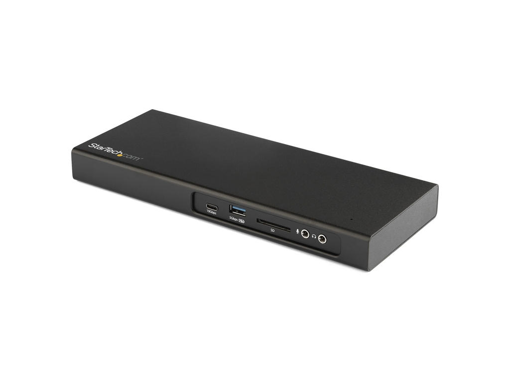StarTech.com TB3DK2DPM2 dockingstation Ledningsført USB 3.2 Gen 1 (3.1 Gen 1) Type-C Sort