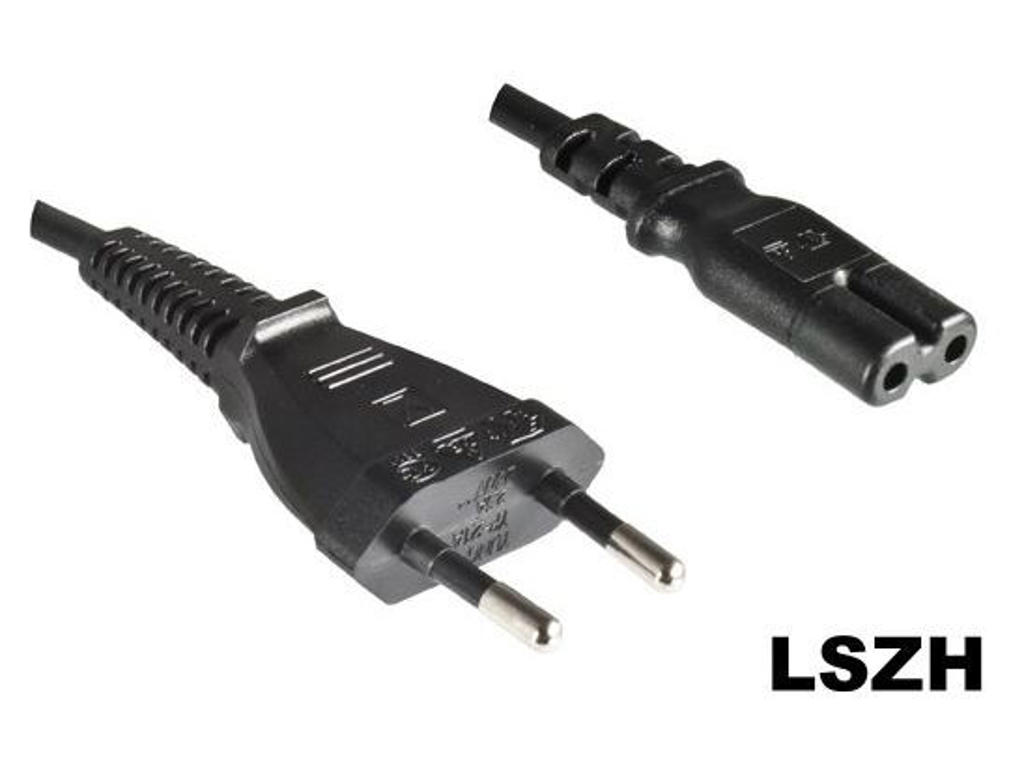 Microconnect PE030718LSZH el-ledning Sort 1,8 m C7 forbinder