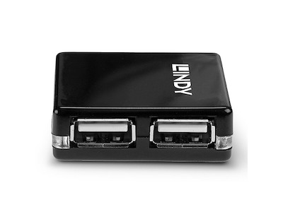 Lindy 42742 interface hub 480 Mbit/s Sort