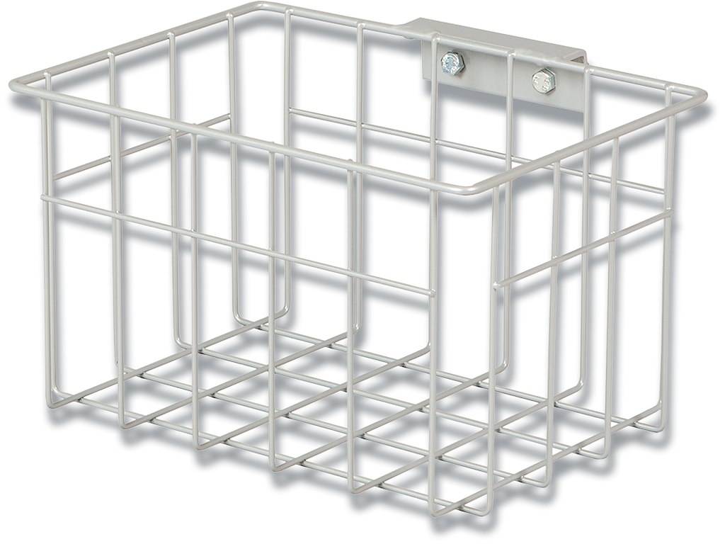 Kurv, Passer til 6 liter inventarspande, Pulverlakeret stål, Grå, Tina Trolleys