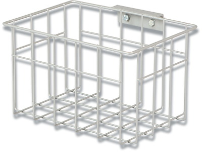 Kurv, Passer til 6 liter inventarspande, Pulverlakeret stål, Grå, Tina Trolleys