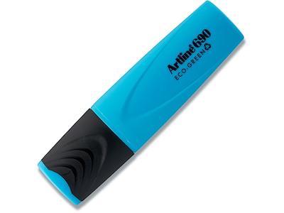 Tekstmarker, Permanent, Blå, 1 stk, Artline ECO-GREEN 690