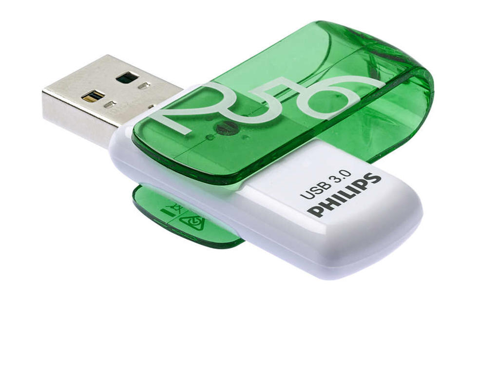 Philips FM25FD00B/00 USB flash drive 256 GB USB Type-A 3.2 Gen 1 (3.1 Gen 1) Green, White