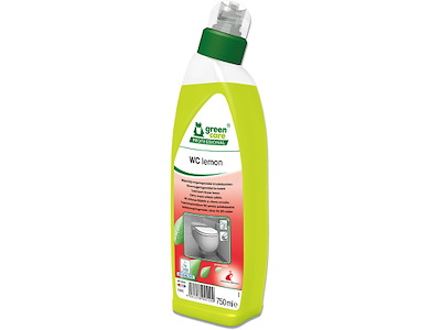 Toiletrens, Med farve, Med parfume, 750 ml, Green Care WC Lemon