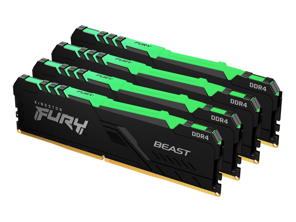 Kingston Technology FURY Beast RGB hukommelsesmodul 32 GB 4 x 8 GB DDR4