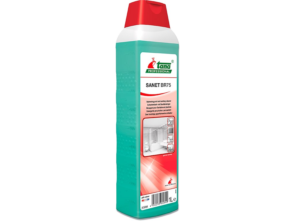 Kalkfjerner, Til sanitet, Flydende, 1 liter, Tana SANET BR75 