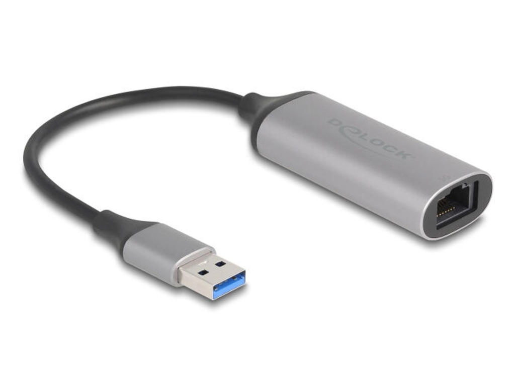 DeLOCK 81571 kabel kønsskifter USB Type-A RJ-45 Anthracit