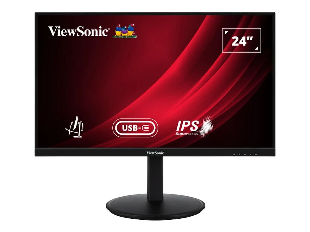 Viewsonic VG Series VG2409-MHDU-2 computerskærm 60,5 cm (23.8") 1920 x 1080 pixel Fuld HD LED Sort