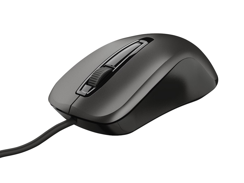 Trust Carve mus Kontor Ambidextrous USB Type-A Optisk 1200 dpi