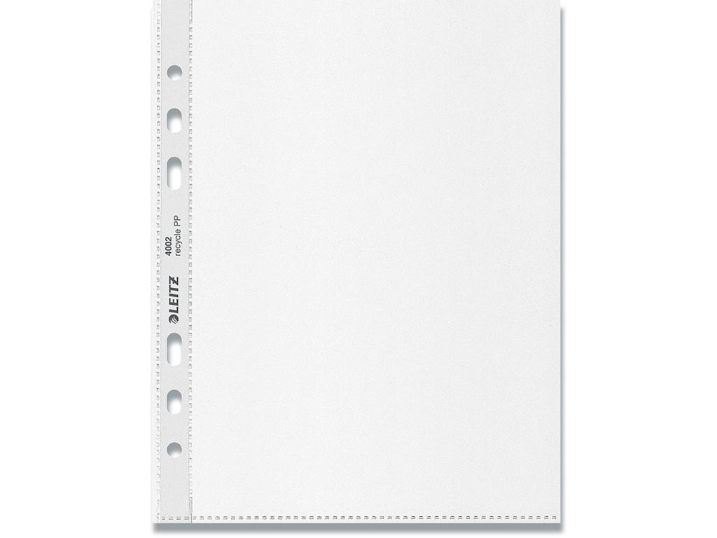 Plastlomme, A5, Åben top, 0.1 mm, 25 stk, Leitz Recycle 
