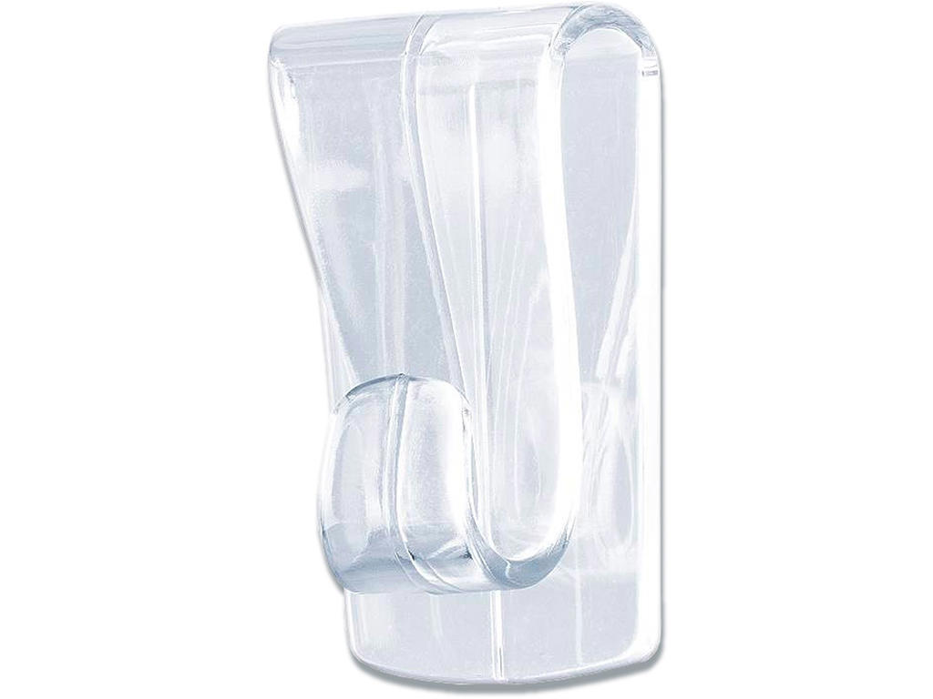 Klæbekrog til faste overflader, Bæreevne 1 kg, 2stk/pak, Tesa Deco