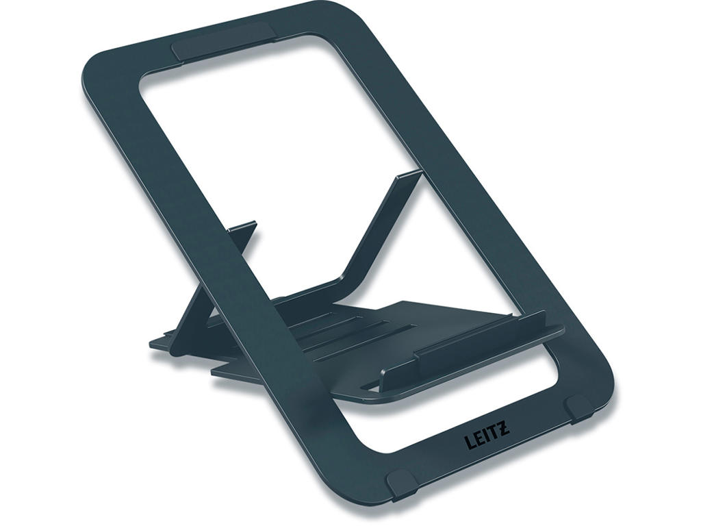 Laptop stand, Justerbar, Mørkegrå, Leitz Ergo UltraFlat