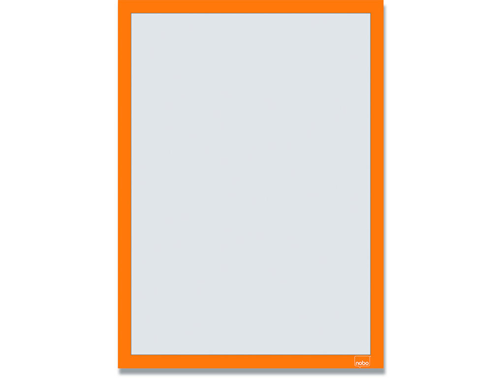 Inforamme, A3, Orange, Selvklæbende, 2 stk, Nobo