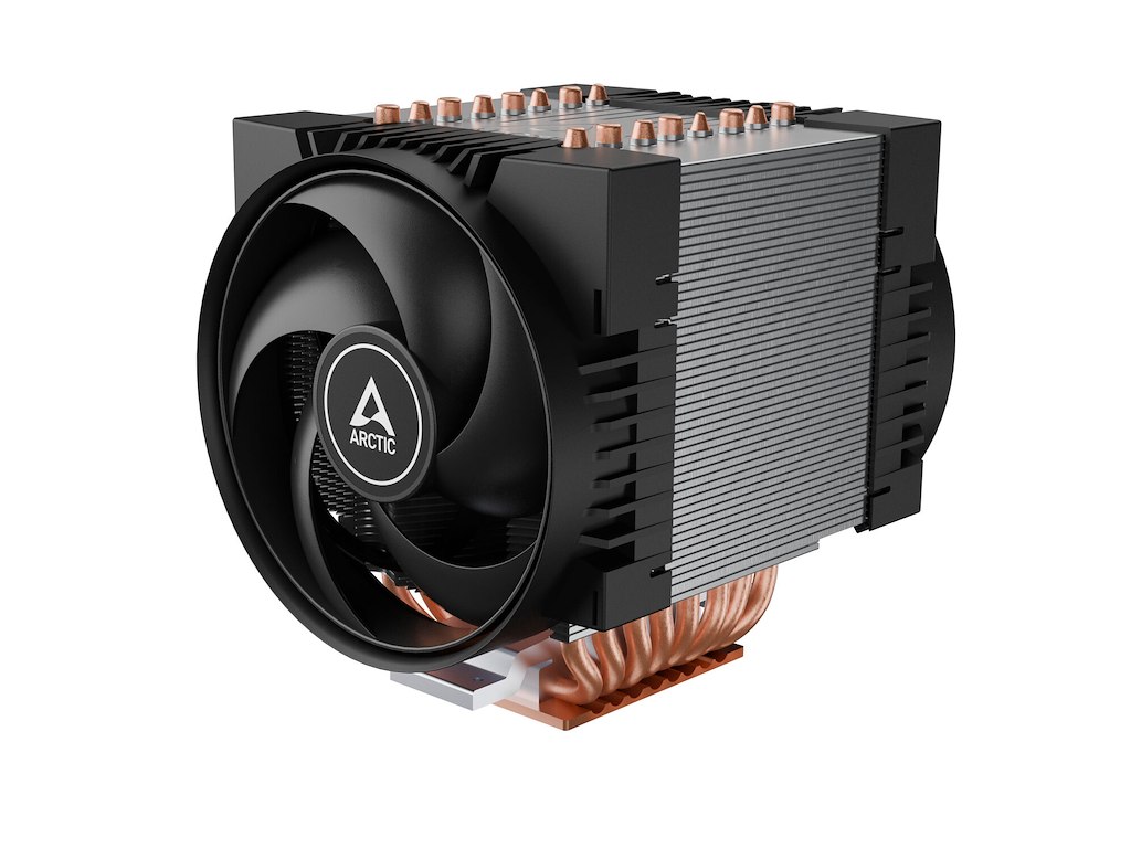 ARCTIC Freezer 4U-OneX Processor Luftkøler 12 cm Sort, Grå 1 stk