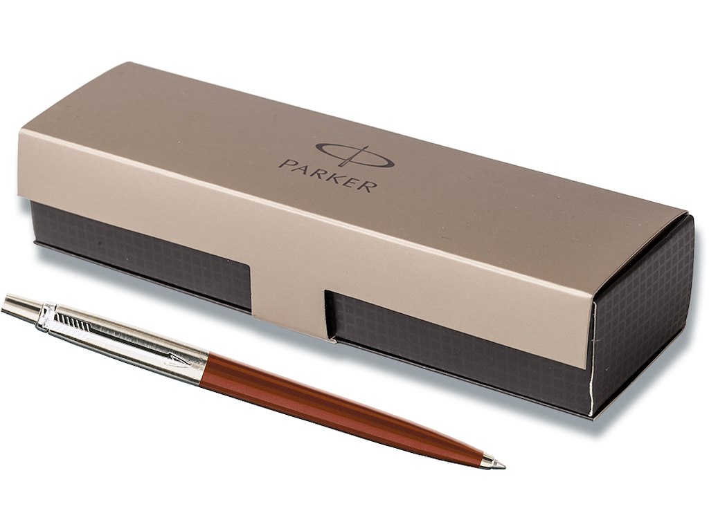 Kuglepen, Blå, 1 stk, Farve: Rød, Parker Jotter 