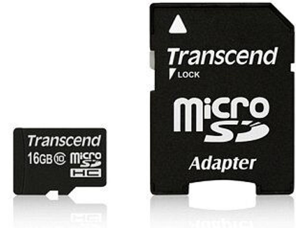 Transcend 16GB microSDHC Class 10 UHS-I MLC Klasse 10