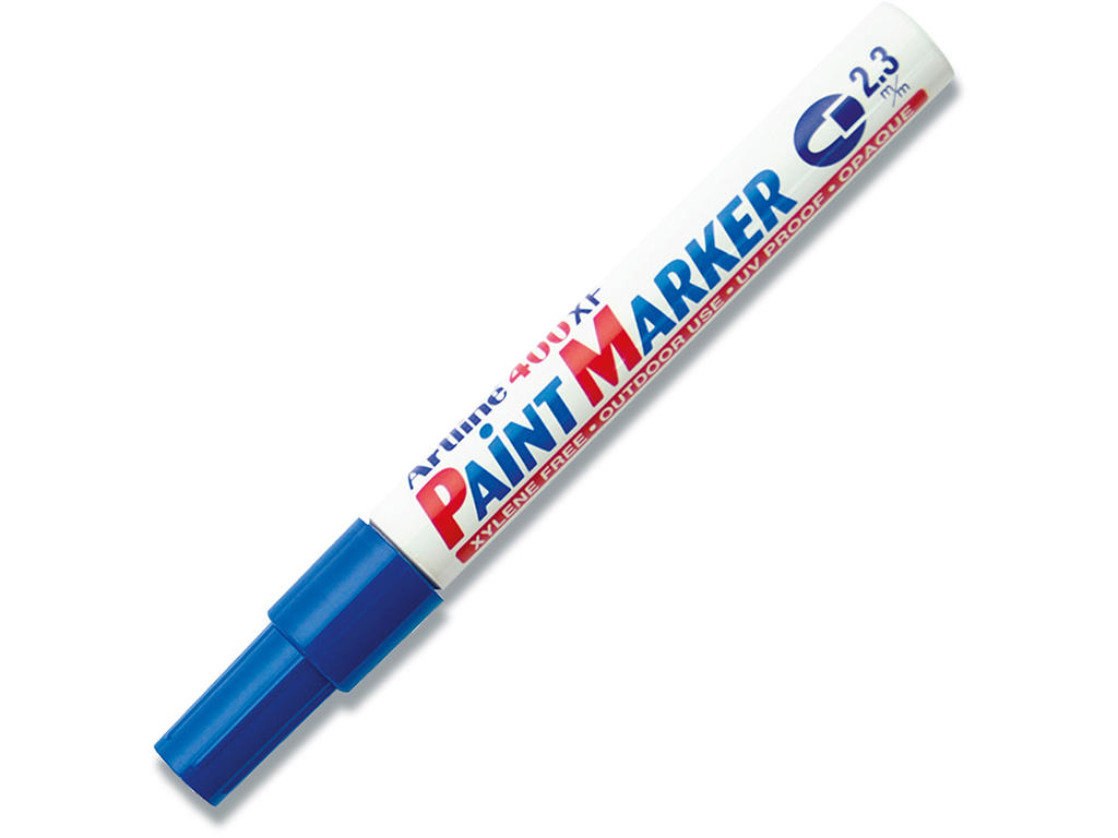 Paint marker, 2.3 mm, Blå, Rund spids, Artline Paint EK-400