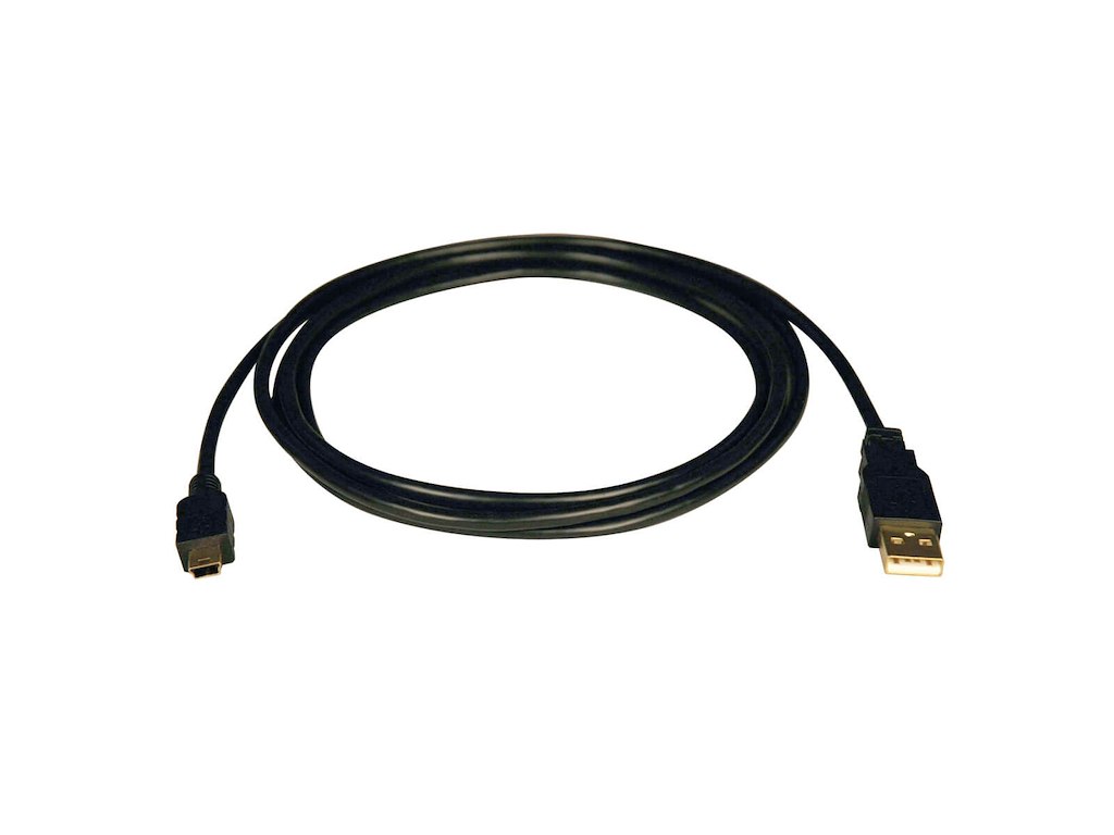 Tripp Lite U030-003 USB-kabel USB 2.0 0,91 m USB A Mini-USB B 0,48 Gbit/sek. Sort