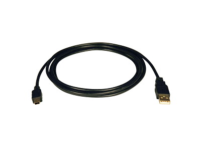 Tripp Lite U030-003 USB-kabel USB 2.0 0,91 m USB A Mini-USB B 0,48 Gbit/sek. Sort
