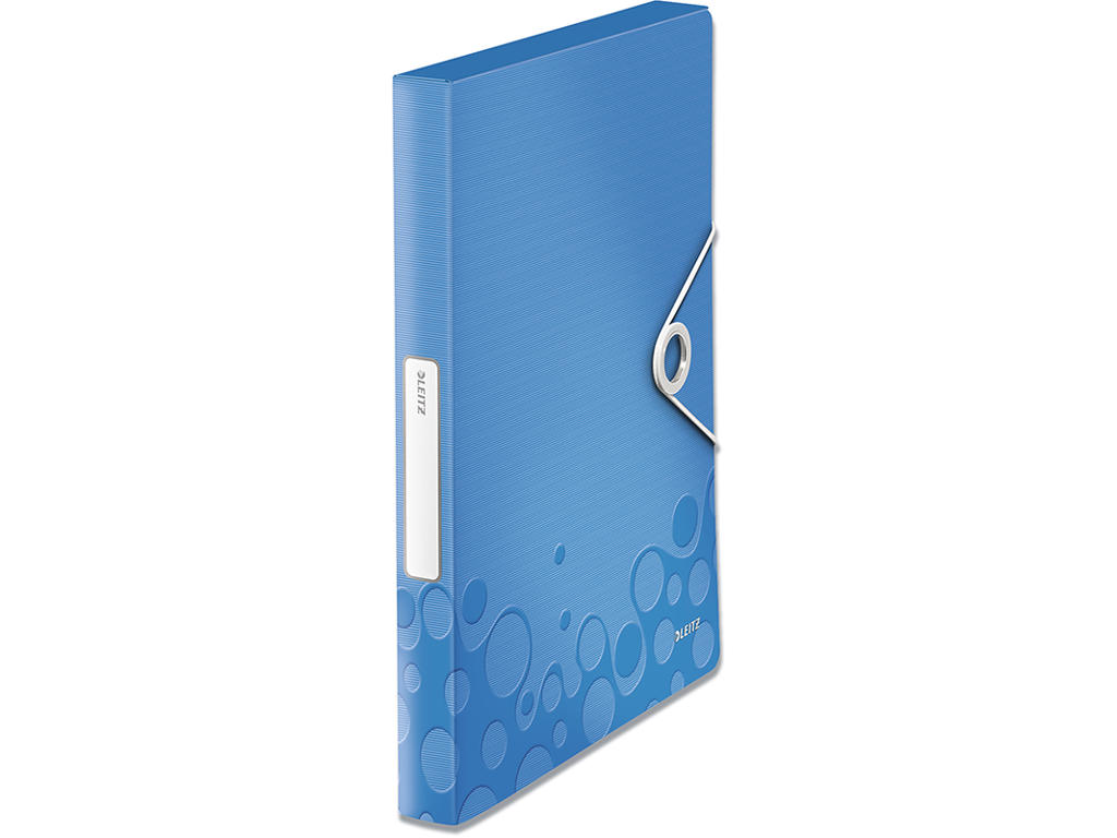 Dokumentboks, A4, 250 ark, Metallic blå, Leitz WOW 