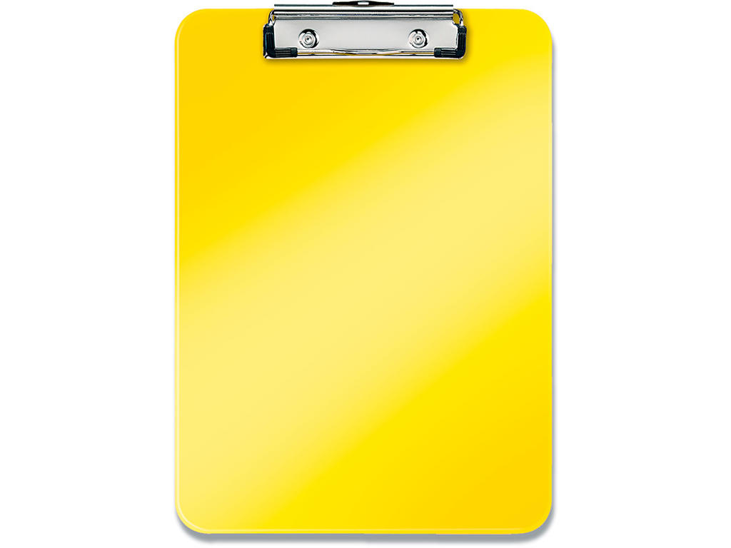 Clipboard, Gul, Uden forside, A4, Leitz WOW