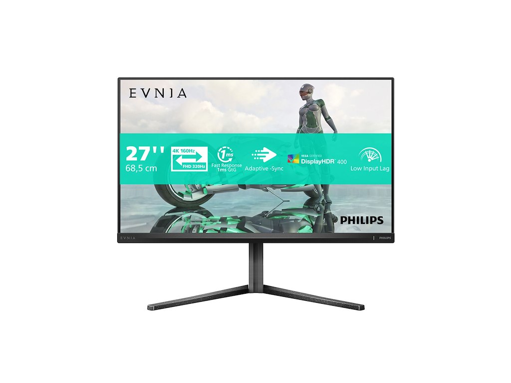 Philips Evnia 3000 27M2N3800A/00 computerskærm 68,6 cm (27") 3840 x 2160 pixel 4K Ultra HD LCD Grå