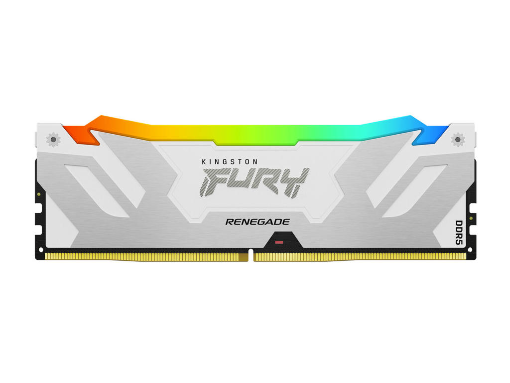 Kingston Technology FURY 24 GB 8000 MT/s DDR5 CL38 DIMM Renegade RGB, hvid