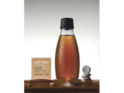 Smagstablet, Til vand, IceTea Peach, 0.4g, 100 stk, Retap