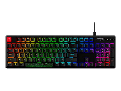 HyperX Alloy Origins PBT HX rødt – mekanisk gaming-tastatur