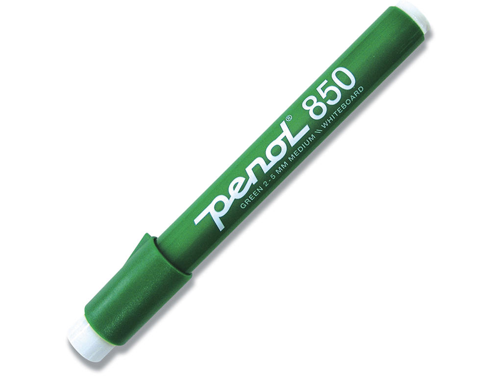 Whiteboard marker, Skrå spids, Grøn, 2-5 mm, Penol 850