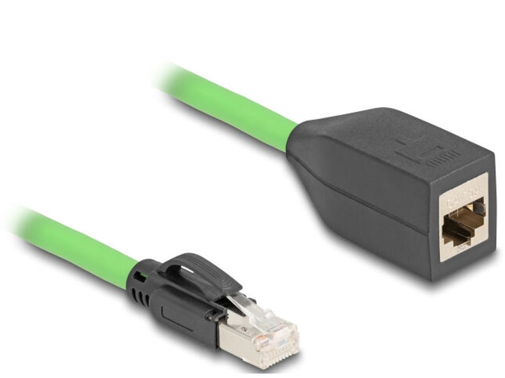 DeLOCK 80880 netværkskabel Grøn 1 m Cat6a SF/UTP (S-FTP)