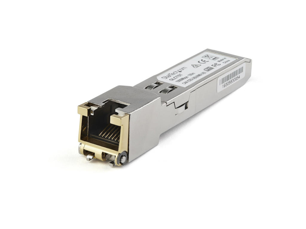 StarTech.com SFP1GTEMCST modul til netværksmodtager Kobber 1000 Mbit/s SFP
