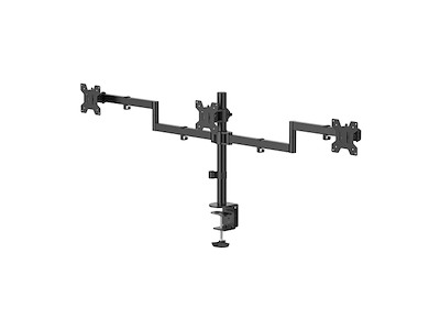 Hama 00220899 skærmbeslag og -stativer 68,6 cm (27") Skrivebord Sort