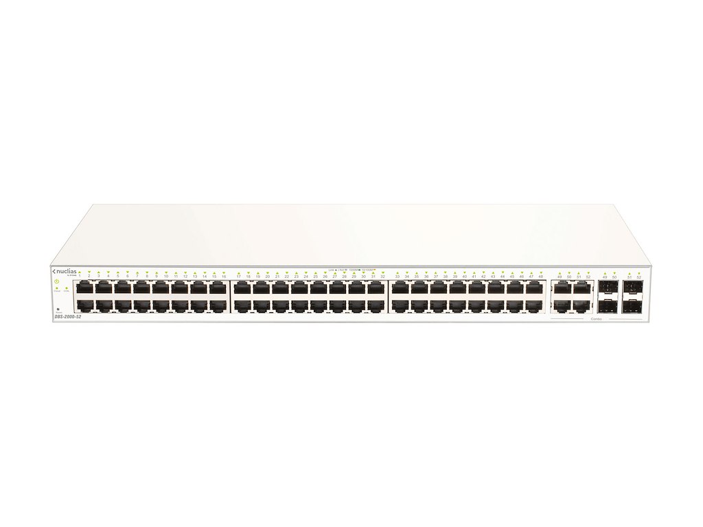 D-Link DBS-2000-52 netværksswitch Administreret L2 Gigabit Ethernet (10/100/1000) Grå