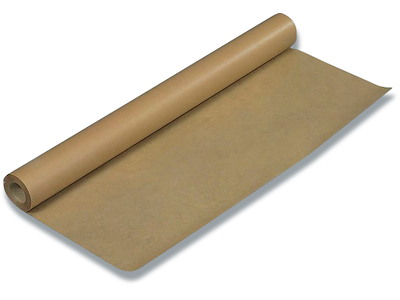 Emballagepapir, Kraft, Brun, 46 cm, 200 m, 50 g/m²