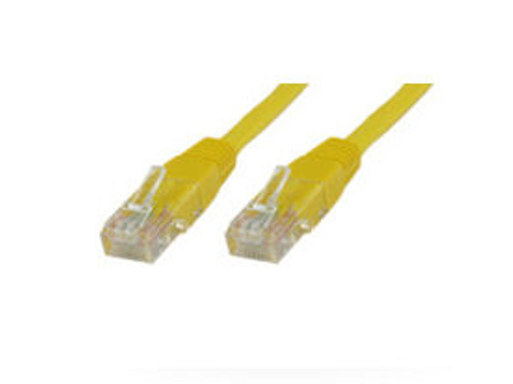 Microconnect UTP5003Y netværkskabel Gul 0,3 m Cat5e U/UTP (UTP)
