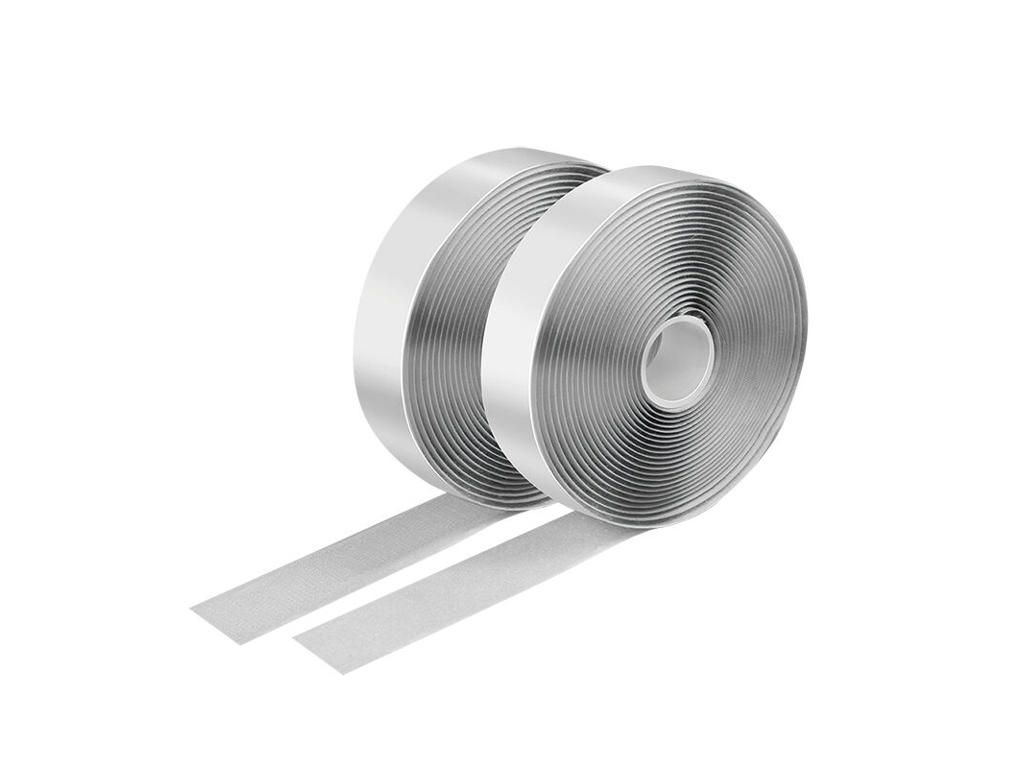 LogiLink KAB0081 kabelsamler Krog og løkke kabelbinder Hvid 2 stk