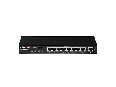 Edimax TGS-3109XT netværksswitch Administreret 2.5G Ethernet (100/1000/2500) Desktop Sort
