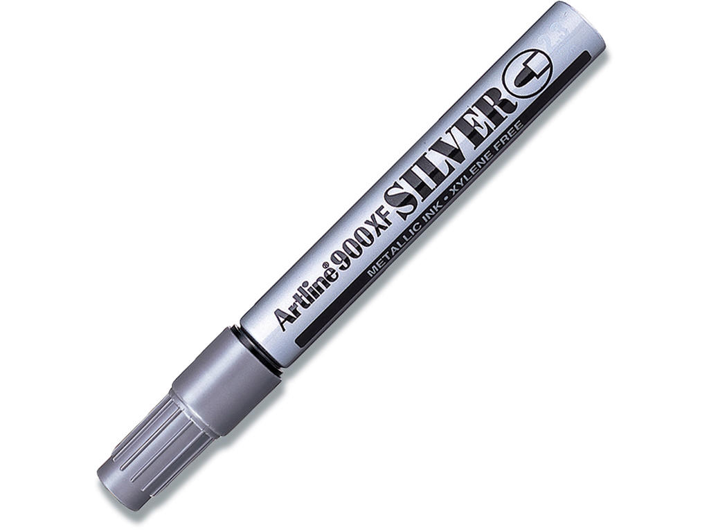 Paint marker, 2.3 mm, Sølv, Rund spids, Artline Paint EK-900XF