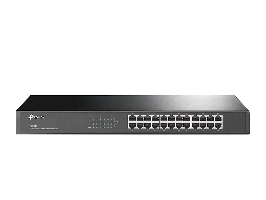 TP-Link TL-SF1024 Ikke administreret Fast Ethernet (10/100) 1U Grå