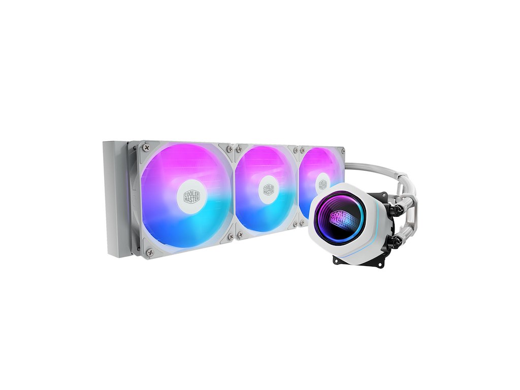 Cooler Master MasterLiquid Core Nex Processor Væskekølingssæt 12 cm Hvid 1 stk