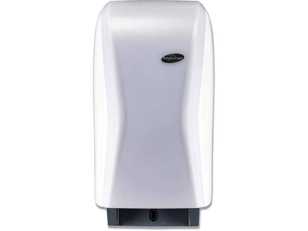 Toiletpapirdispenser, Til 2 system ruller, Hvid, Abena Hagleitner Elektronisk