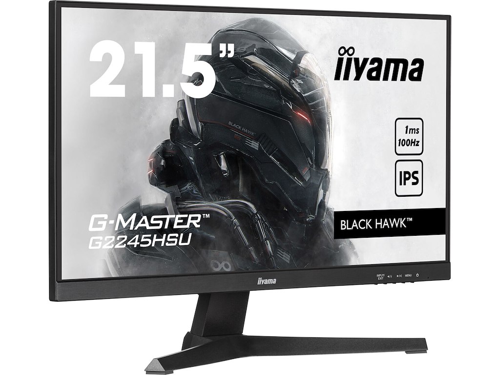 iiyama G-MASTER G2245HSU-B2 computerskærm 54,6 cm (21.5") 1920 x 1080 pixel Fuld HD LED Sort