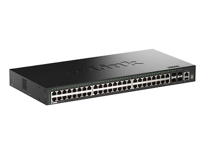 D-Link DGS-1530-52/E netværksswitch Administreret L2 Gigabit Ethernet (10/100/1000) Sort