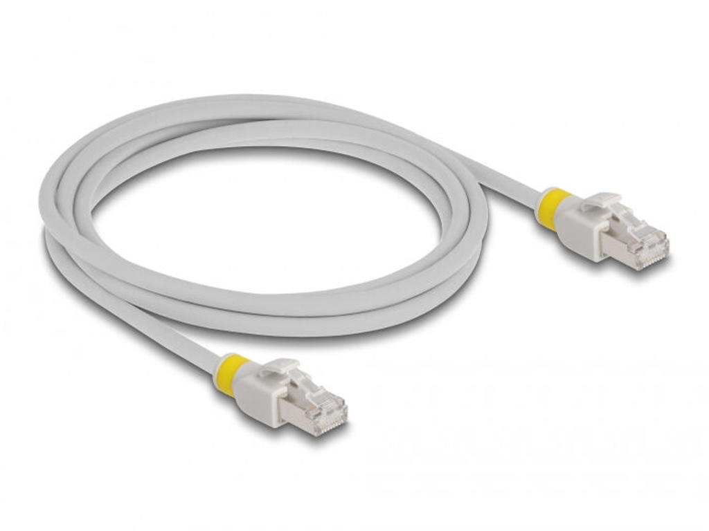 DeLOCK 80119 netværkskabel Grå 2 m Cat6a S/FTP (S-STP)