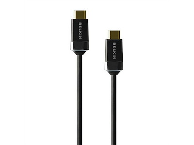 Belkin HDMI A - HDMI A, 2m HDMI-kabel HDMI Type A (Standard) Sort