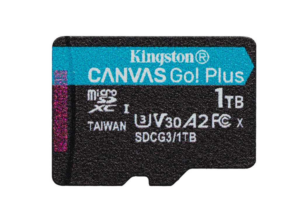 Kingston Technology Canvas Go! Plus 1 TB microSDXC Canvas Go Plus 170R A2 U3 V30, enkelt pakke uden ADP