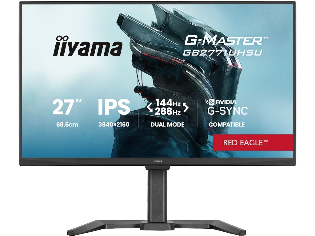iiyama G-MASTER GB2771UHSU-B1 computerskærm 68,6 cm (27") 3840 x 2160 pixel 4K Ultra HD LED Sort