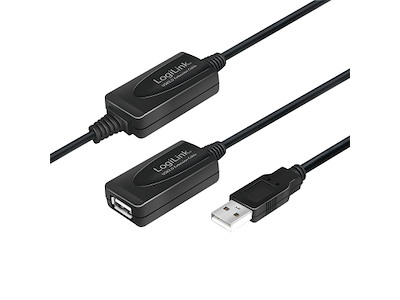 LogiLink UA0147 kabel kønsskifter USB Type-A Sort