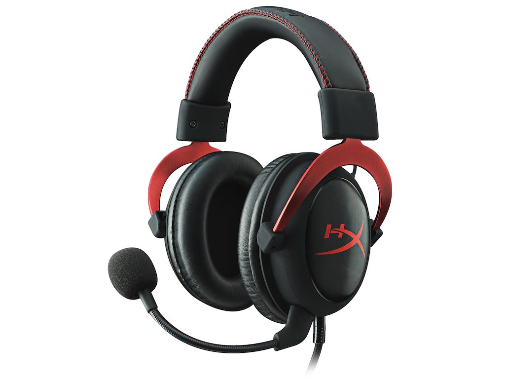 HyperX Cloud II Headset Ledningsført Spil Sort, Rød
